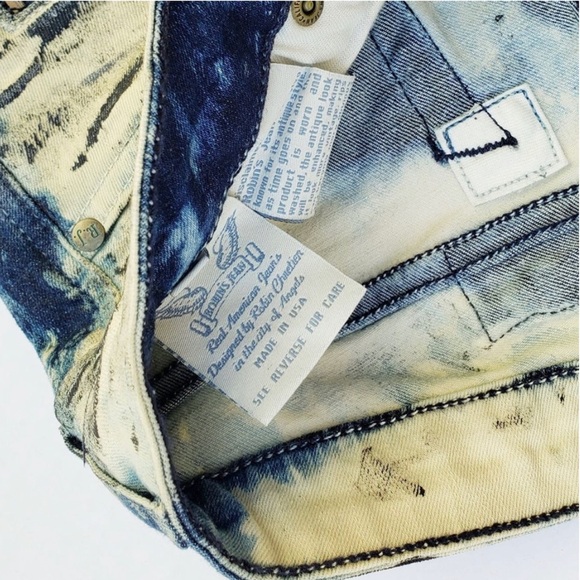 ROBIN'S JEAN Motard Coated Waxed Skinny Jeans - Picture 8 of 8